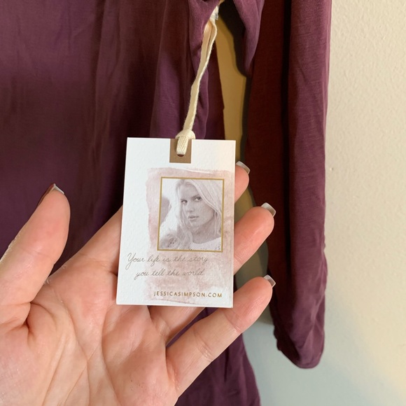 NWT Jessica Simpson Maternity and Nursing Blouse - Picture 3 of 5